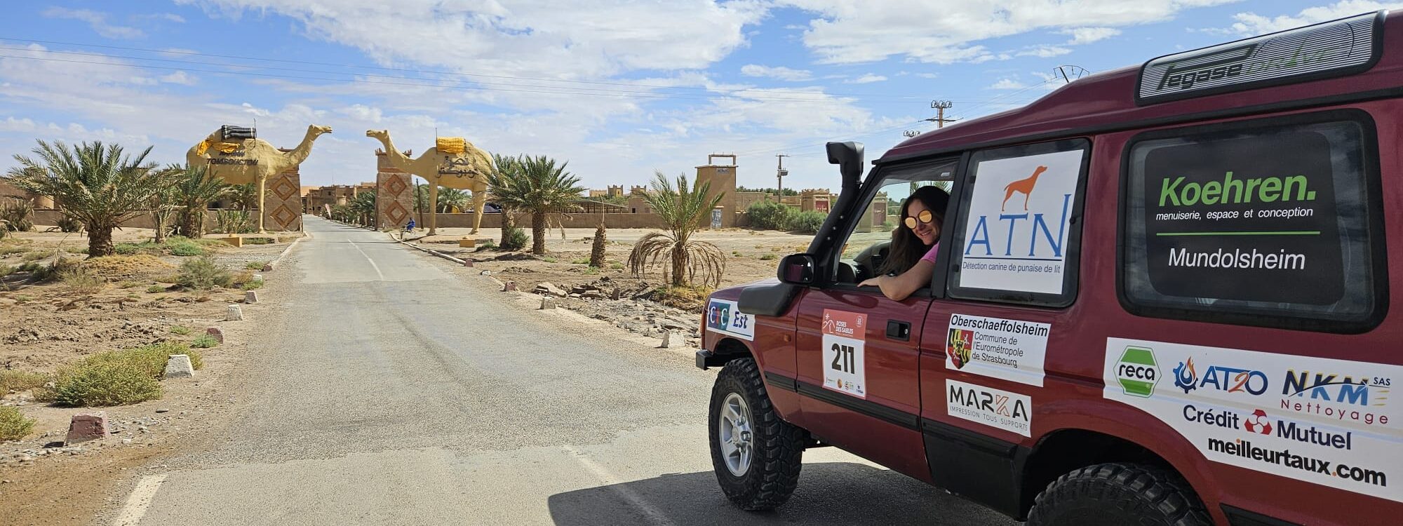 ROSE DES SABLES 2025 2000X750 | ATN Détection ATN Détection soutient les Roses d’Aureka au Rallye La Rose des Sables Haguenau