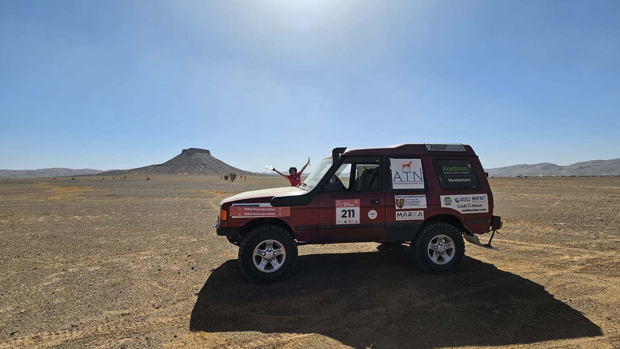 ROSE DES SABLES 2025 3 | ATN Détection ATN Détection soutient les Roses d’Aureka au Rallye La Rose des Sables Haguenau 0
