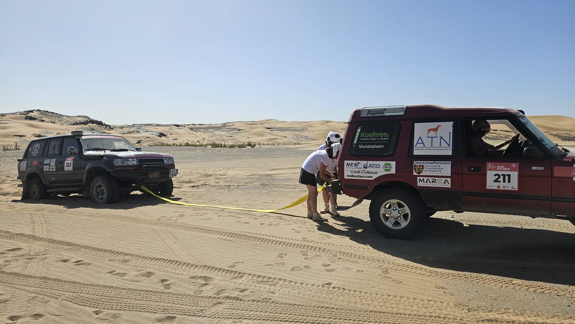 ROSE DES SABLES 2025 4 | ATN Détection ATN Détection soutient les Roses d’Aureka au Rallye La Rose des Sables Saverne 3